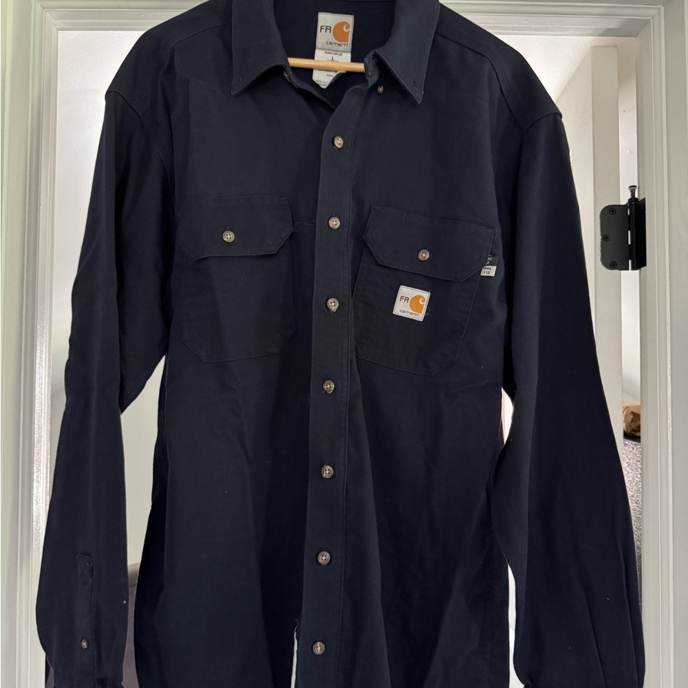 Carhartt Flame-Resistant Long-Sleeve Twill Shirt